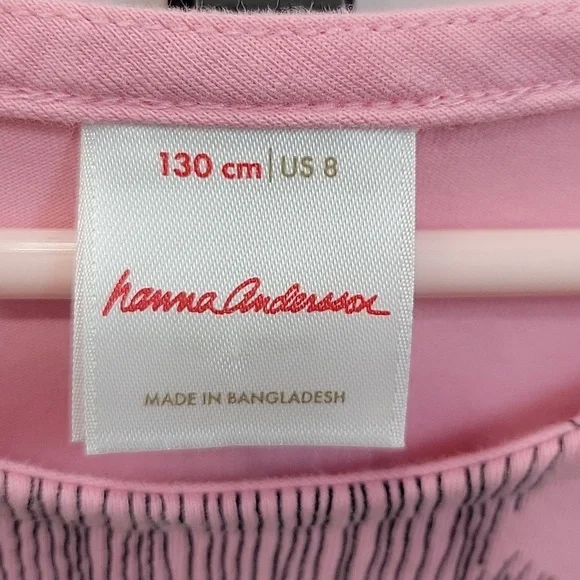 Hanna Andersson Dog Print Dress Sz 130 (8) - Picture 2 of 5